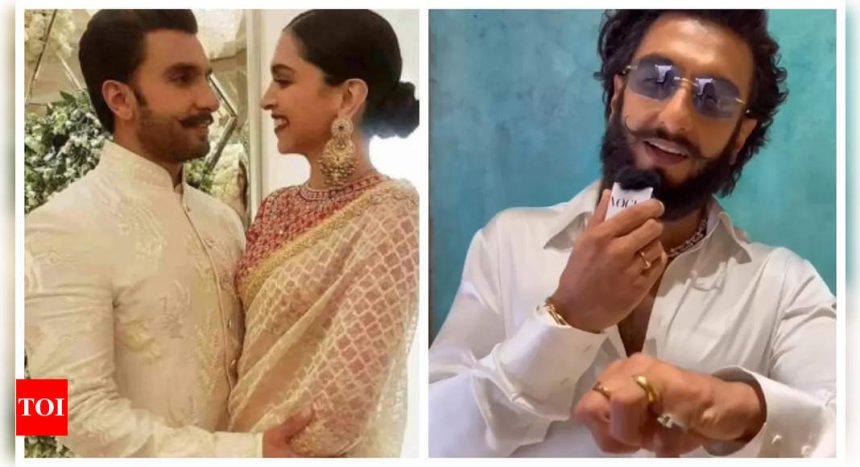 Ranveer Singh CRUSHES divorce rumours with Deepika Padukone; picks wedding and engagement rings as his favourite jewellery pieces - WATCH |