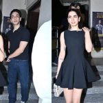 Rumoured lovebirds Khushi Kapoor and Vedang Raina grab eyeballs as they make joint appearance at 'Mr & Mrs Mahi' screening - See photos | Hindi Movie News