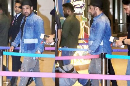 Salman Khan arrives at airport with swag and tight security | Hindi Movie News