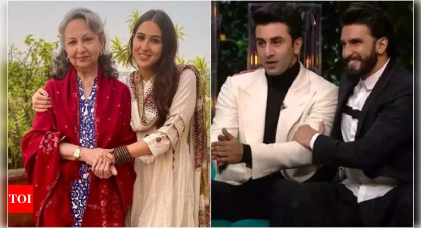 Sara Ali Khan picks Ranbir Kapoor for rom-com with Sharmila Tagore, veteran actress prefers Ranveer Singh | Hindi Movie News