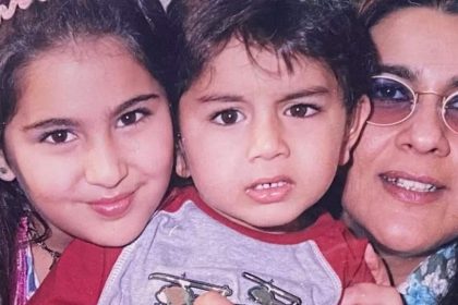 Sara Ali Khan shares childhood picture to wish Amrita Singh on Mother's Day, netizens spot baby Ibrahim's striking resemblance with Jeh baba | Hindi Movie News