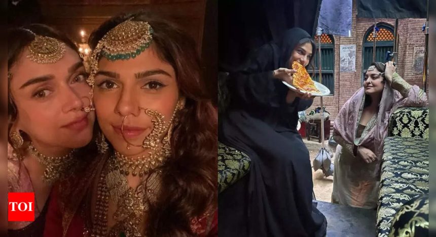 Sharmin Segal shares BTS photos from the set of 'Heeramandi': 'It's impossible to fit it all into one post!' | Hindi Movie News