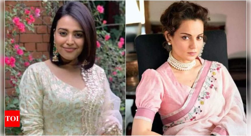 Swara Bhasker: 'Kangana Ranaut often speaks in support of the government, I have focused on questioning those in power'