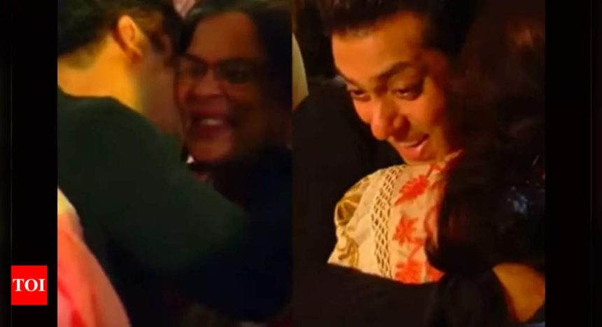 Throwback: When Salman Khan gave a heartwarming hug to Reema Lagoo |