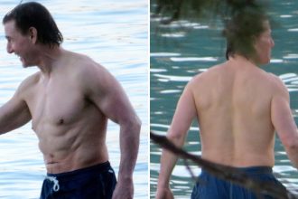 Tom Cruise Shows Off Ripped Bod On Spanish Beach Amid New Film Talks