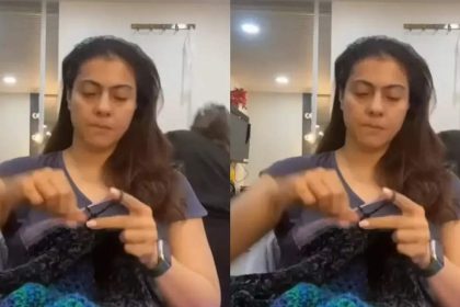 Video: Kajol shows off her crocheting skills as she gets her hair and make-up ready | Hindi Movie News