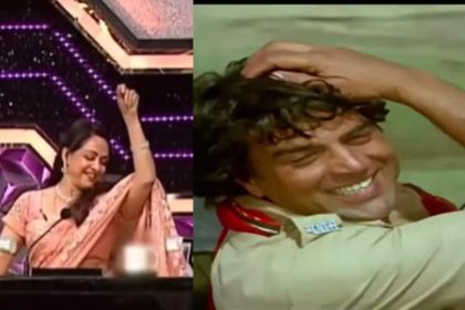 When Hema Malini aced Dharmendra's 'Yamla Pagla Deewana' signature step and said, 'Dharam ji bolenge mujhe Bharatnatyam sikhao' - WATCH video | Hindi Movie News