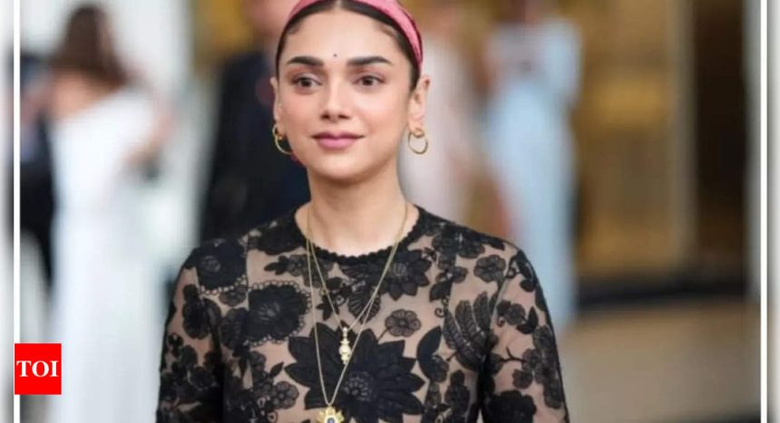 Aditi Rao Hydari stuns in black outfit post salon session, fans go gaga over her stylish appearance | Hindi Movie News