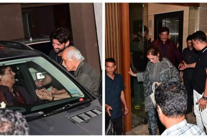 Ahead of the wedding, Sonakshi Sinha's parents Shatrughan Sinha and Poonam Sinha visit Zaheer Iqbal's house - See photos |