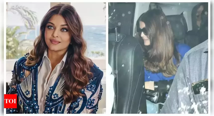 Aishwarya Rai AVOIDS paparazzi as she makes her first appearance after Cannes 2024 - See photos |