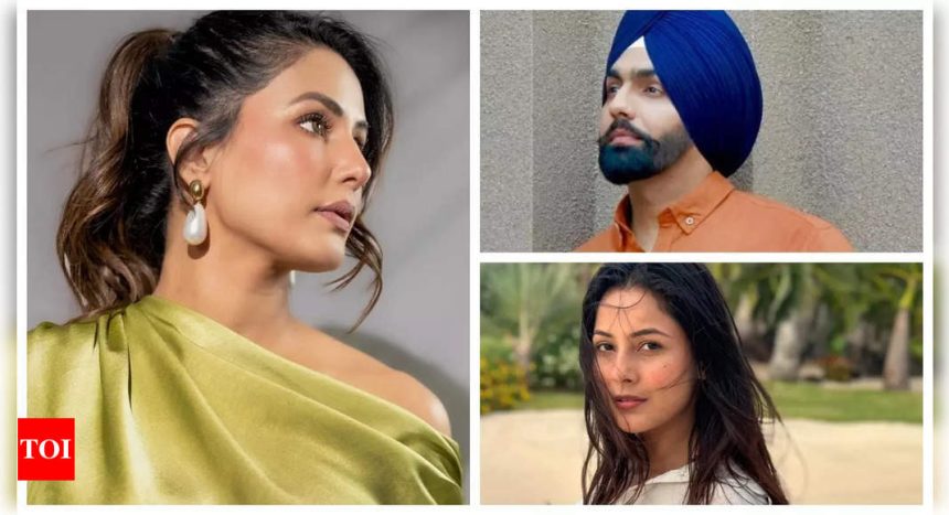 Ammy Virk, Himanshi Khurana, Shehnaaz Gill and other Punjabi stars stand in solidarity with Hina Khan as she reveals a stage 3 Breast Cancer diagnosis |