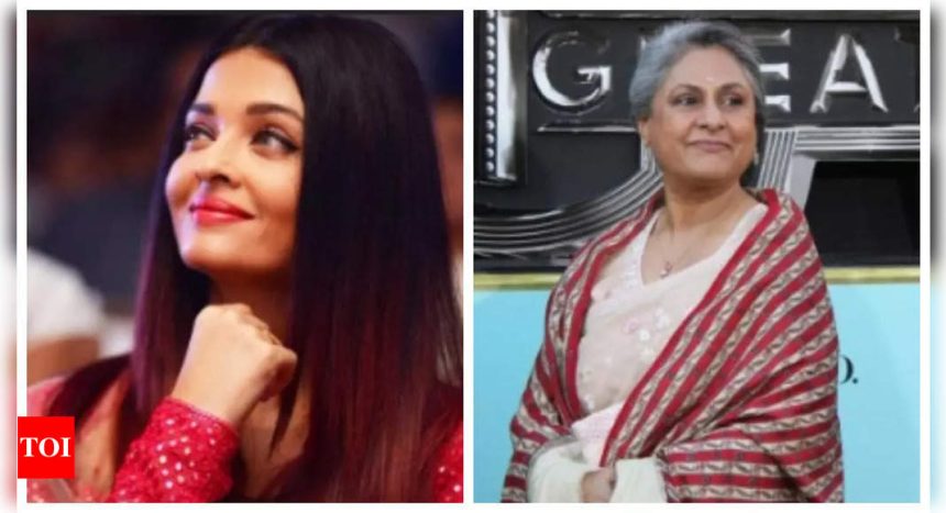 An old video of Jaya Bachchan giving a cold stare to Aishwarya Rai goes viral | Hindi Movie News