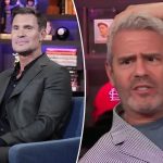 Andy Cohen scolds pal Jeff Lewis for whacking him on head during 'WWHL'