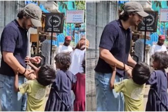 Arhaan Khan's sweet gesture towards kids outside cafe captures netizens' hearts; video inside | Hindi Movie News