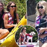 Bikini-clad Sydney Sweeney rides banana boat at her new $13.5M Florida estate