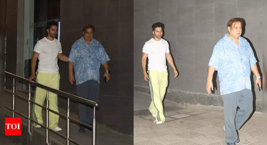 Dad Varun Dhawan makes FIRST appearance after welcoming baby girl with Natasha Dalal - see pics | Hindi Movie News