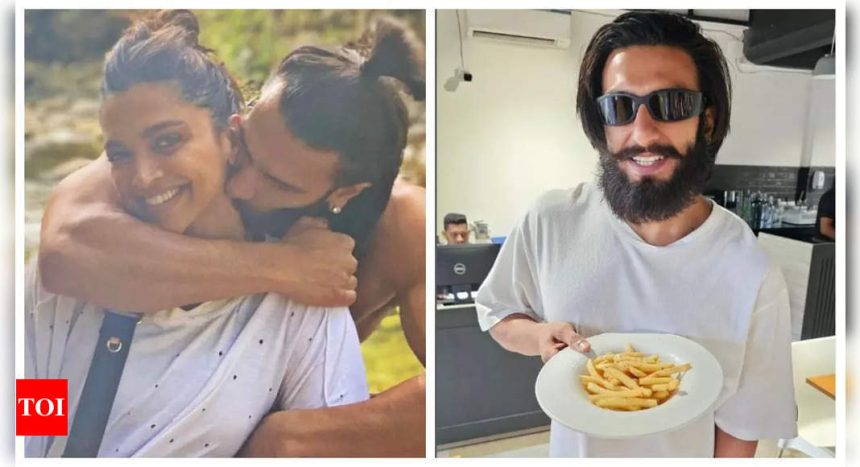 Dad-to-be Ranveer Singh gorges on delicious fries; reveals he wants to gain 15 kg before birth of his baby |