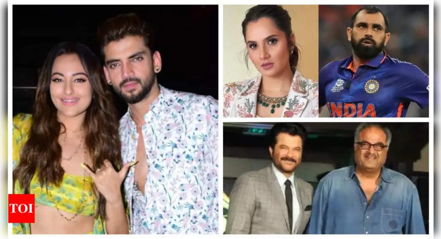 Deets on Sonakshi Sinha and Zaheer Iqbal's marriage, Anil Kapoor opens up about rift with brother Boney Kapoor, Sania Mirza's dad on rumours of daughter marrying cricketer Mohammed Shami: Top 5 entertainment news of the day |