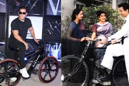 Did you know Salman Khan went to meet his then girlfriend Sangeeta Bijlani on a cycle? Recalling Bollywood's best bicycle moments on World Bicycle Day! | Hindi Movie News