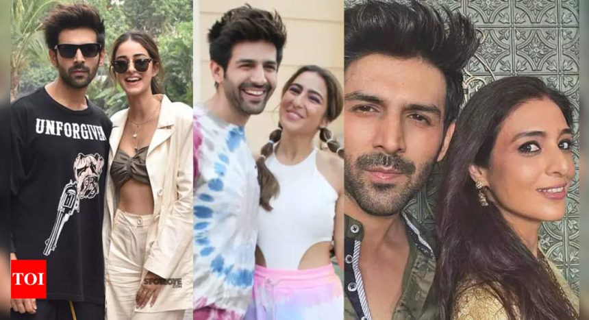 Exclusive! Kartik Aaryan calls Ananya Panday 'woh', Sara Ali Khan 'relatable', Triptii Dimri 'ambitious', Tabu 'power packed' - WATCH video | Hindi Movie News