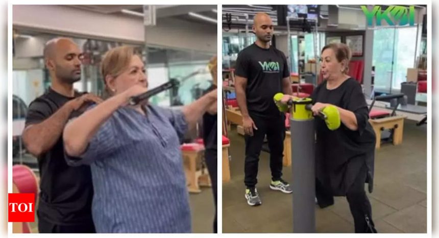 Helen impresses fans as she starts Pilates at 85: 'I don't have to drink or smoke to get a high' - WATCH video |