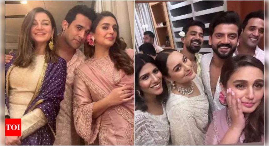 Huma Qureshi spotted twinning with her rumoured boyfriend Rachit Singh at Sonakshi Sinha and Zaheer Iqbal's wedding celebrations | Hindi Movie News