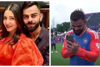 India wins T20 worldcup: Emotional Virat Kohli video calls Anushka Sharma, Vamika and Akaay - WATCH |