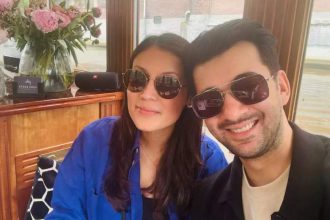 Karan Deol and Drisha Acharya celebrate their first wedding anniversary with romantic getaway from Dubai to Amsterdam | Hindi Movie News