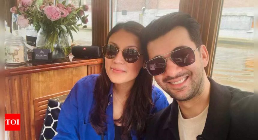 Karan Deol and Drisha Acharya celebrate their first wedding anniversary with romantic getaway from Dubai to Amsterdam | Hindi Movie News