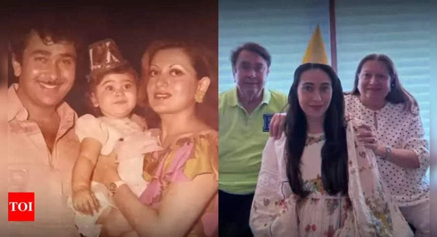 Karisma Kapoor: Karisma Kapoor shares a transition video from her 1st birthday to 50th with parents: 'Thank you everyone for all the love'