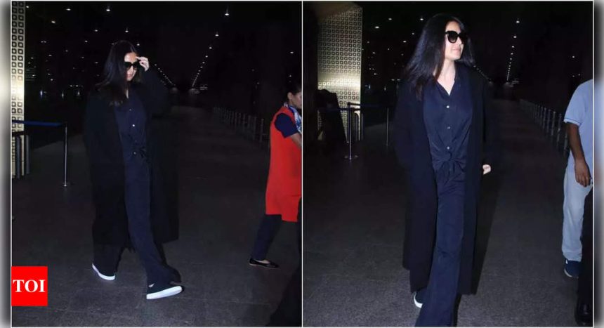 Katrina Kaif returns to Mumbai after her London vacation, netizens ask, 'Where is the pregnancy?' | Hindi Movie News