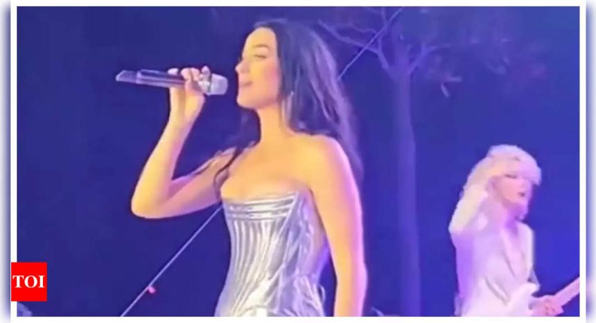 Katy Perry performs at Anant Ambani and Radhika Merchant's pre wedding bash; guests groove to 'Fireworks' - WATCH |