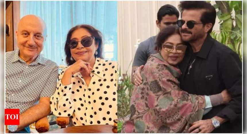 Kirron Kher turns 72: Anupam Kher and Anil Kapoor send heartfelt birthday wishes | Hindi Movie News