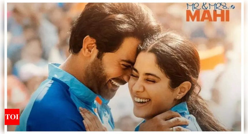 Mr and Mrs Mahi box office Collection Day 11: Janhvi Kapoor and Rajkummar Rao starrer faces big drop on Monday; earns under Rs 1 crore |