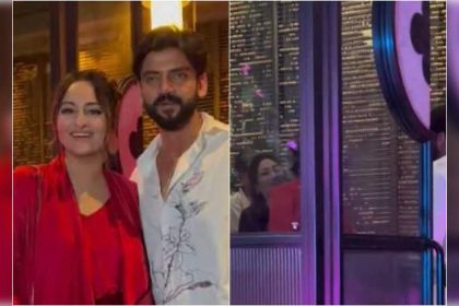 Newlyweds Sonakshi Sinha and Zaheer Iqbal enjoy dinner date with family and friends | Hindi Movie News