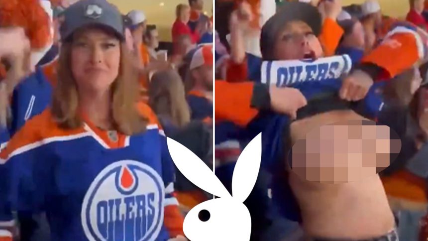 Oilers Flasher Makes Deal with Playboy After Initially Shunning Viral Fame