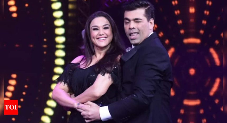 Preity Zinta's dance video with Karan Johar was overshadowed by his hilarious comment | Hindi Movie News