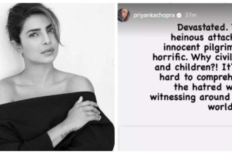 Priyanka Chopra condemns 'heinous' terror attack on pilgrims; asks 'Why civilians and children?' |