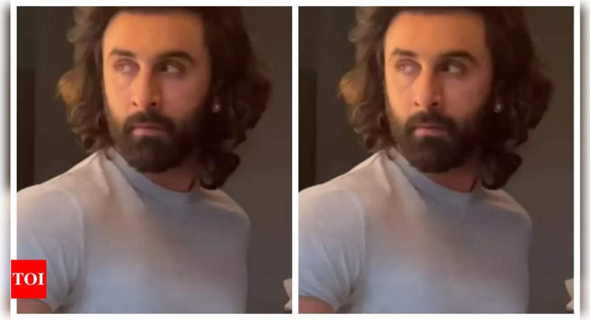 Ranbir Kapoor’s beard look test as Ranvijay from 'Animal' goes viral-Watch BTS video | Hindi Movie News