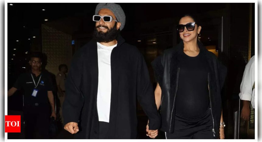 Ranveer Singh and Deepika Padukone All Smiles on Return from London Holiday Ahead of 'Kalki 2898 AD' Premiere |