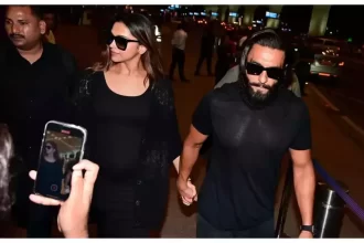 Ranveer Singh gets protective of pregnant wife Deepika Padukone amidst media frenzy as they jet out of city post 'Kalki 2898 AD' event - WATCH |