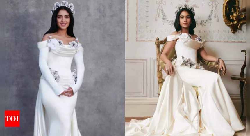 Rhea Kapoor unveils Radhika Merchant's regal look in a satin gown from her pre-wedding cruise party | Hindi Movie News