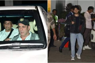 Salman Khan along with nephew Nirvaan return to Mumbai after attending Anant Ambani and Radhika Merchant's cruise party | Hindi Movie News