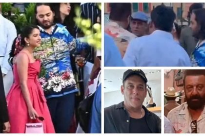 Salman Khan catches up with Sanjay Dutt at Anant Ambani and Radhika Merchant's pre-wedding celebrations in Portofino, Italy - Pics Inside |