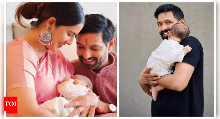 Sheetal Thakur drops adorable photo of Vikrant Massey and son Vardaan as they celebrate first Father's Day |