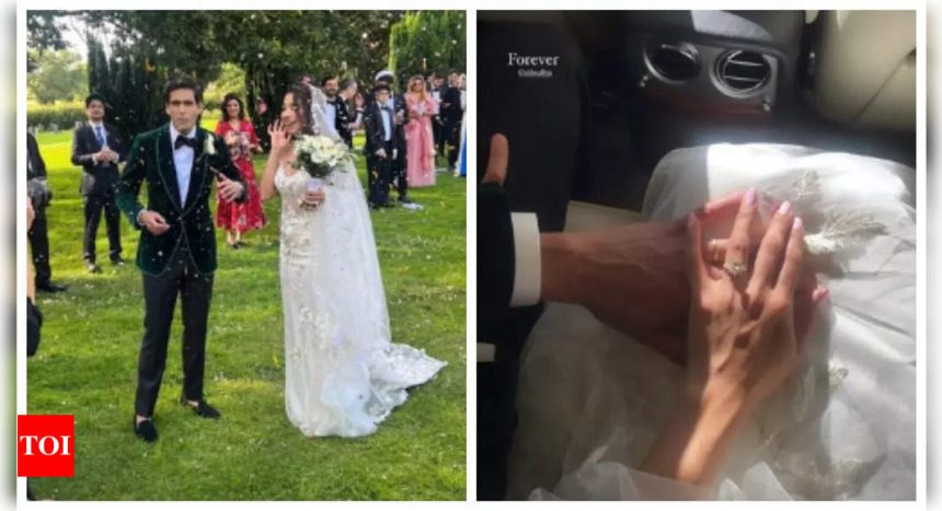 Sidhartha Mallya marries girlfriend Jasmine in dreamy London wedding; shares first pics with wife and says 'FOREVER' |