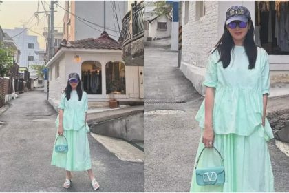 Son Ye-jin dishes out summer style goals in a refreshing mint ensemble