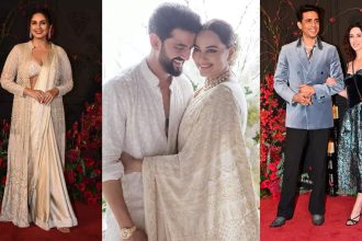 Sonakshi Sinha-Zaheer Iqbal wedding reception: Aditi Rao Hydari, Gulshan Devaiah, Huma Qureshi & other celebs arrive in style | Hindi Movie News