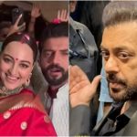 Sonakshi Sinha and Zaheer Iqbal wedding: Salman Khan makes a dashing entry in all-black suit with tight security at the reception | Hindi Movie News