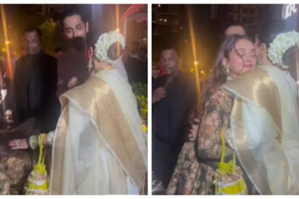 Sonakshi Sinha and Zaheer Iqbal's wedding bash: Aditi Rao Hydari touches Rekha's feet, accompanies her to car with fiance Siddharth - WATCH |